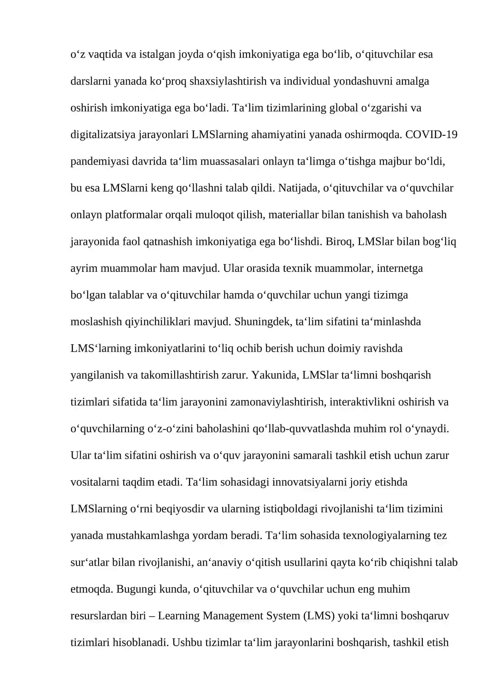 LMS (learning management system) boshqaruv tizimlari 3
