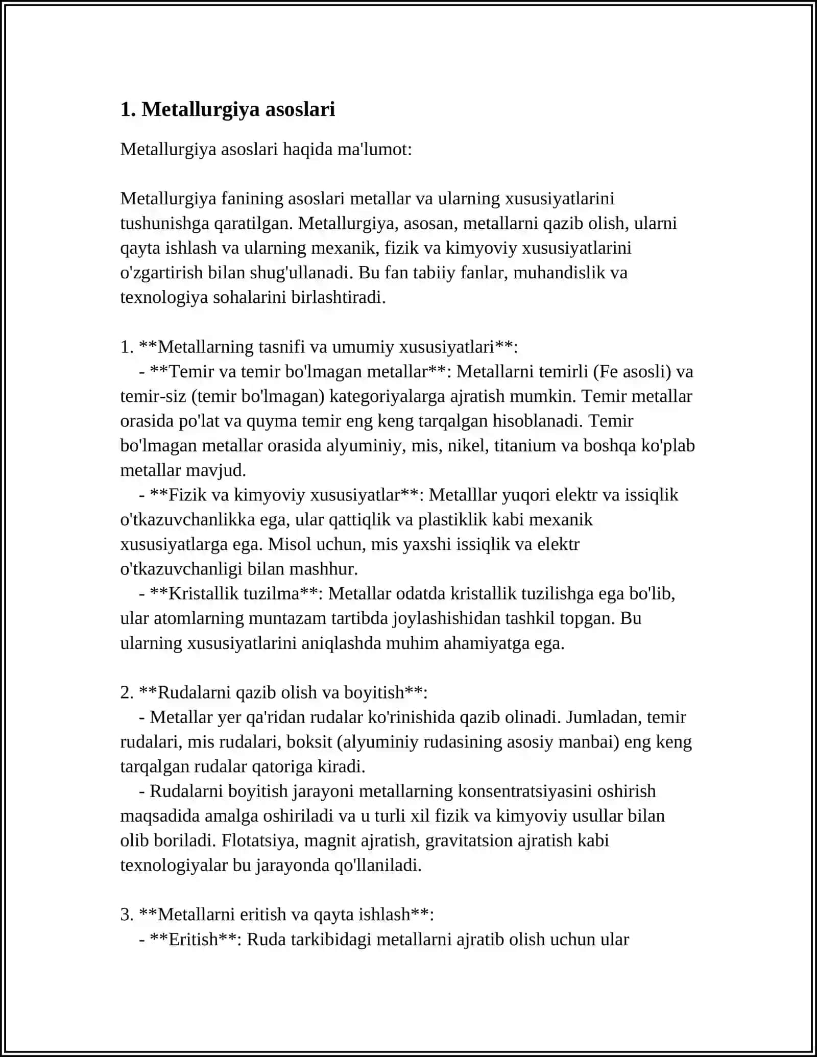 METALL ISHLAB CHIQARISH TEXNOLOGIYASINING ASOSLARI 3