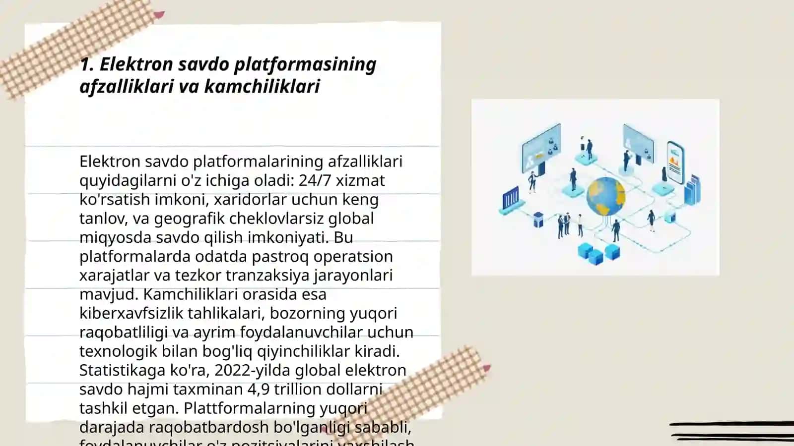 Elektron savdo platformasini yaratish mexanizmi 3