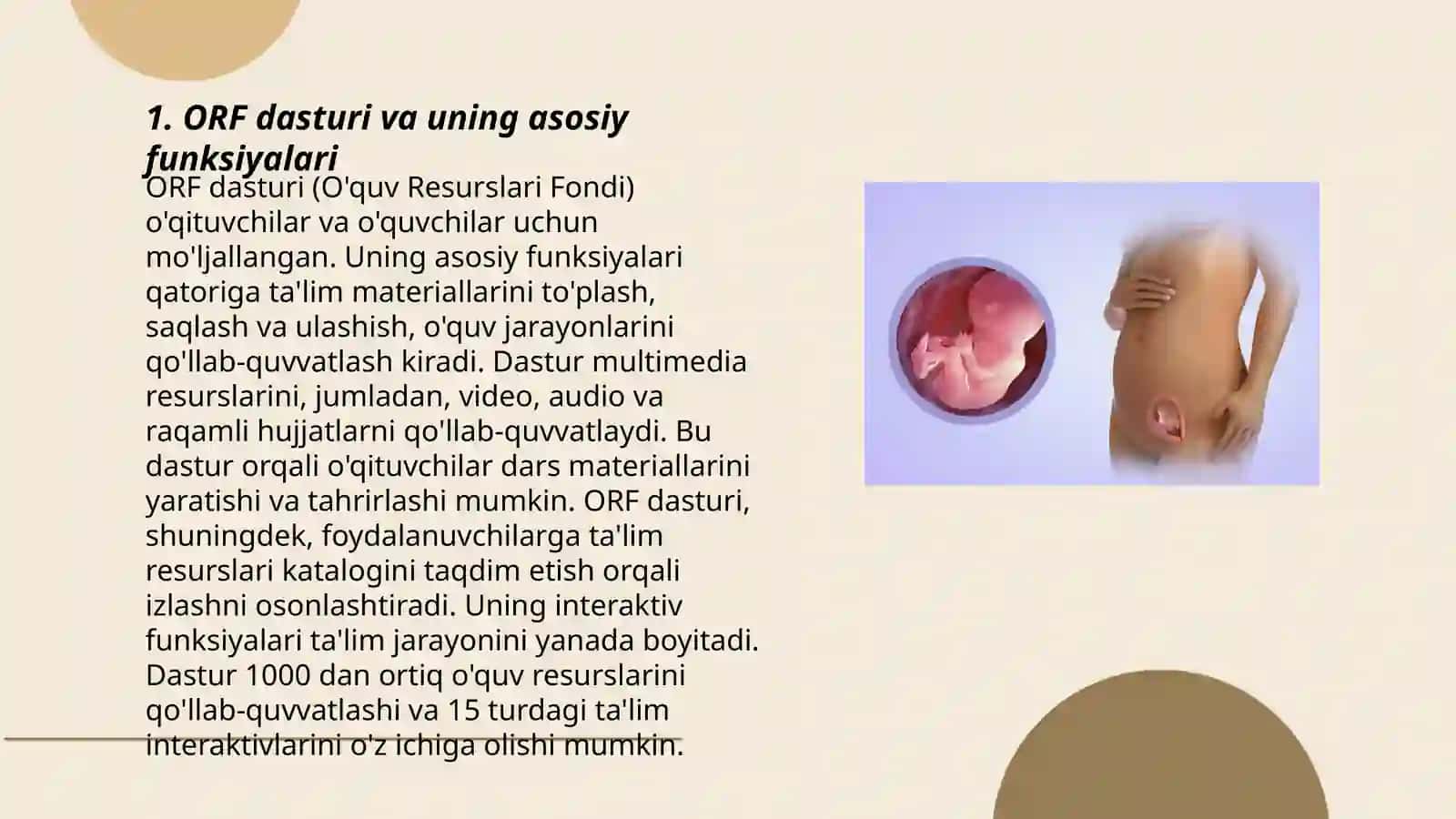 ORF dasturi va uning asosiy funksiyalari 3