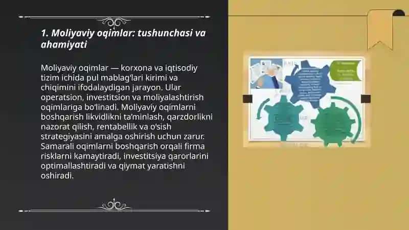 Moliyaviy oqimlarning mazmuni va ularni boshqarish 3