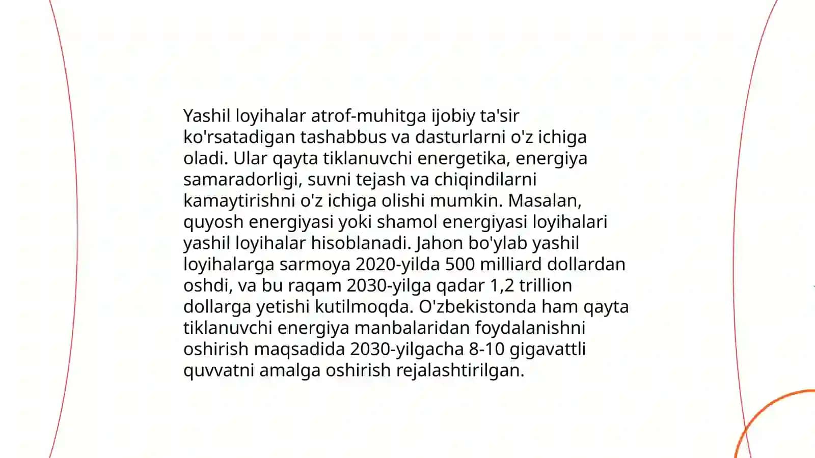 Yashil loyihalarni ishlab chiqish 3