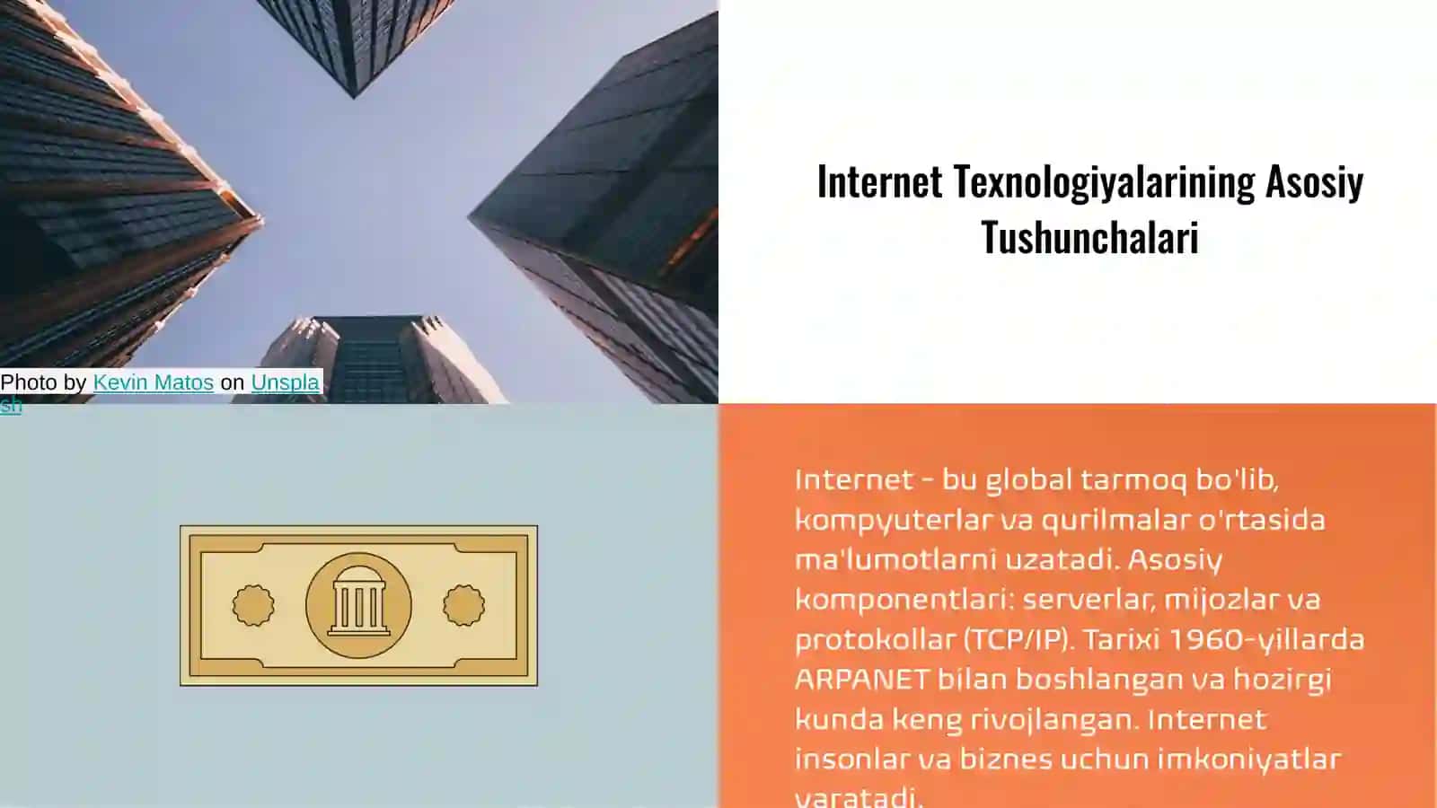 Tarmoq tehnalogiyalari va internet Hizmatlari 3