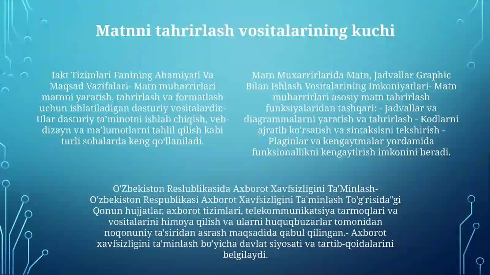 Iakt Tizimlari Fanining Ahamiyati Va Maqsad Vazifalari 3