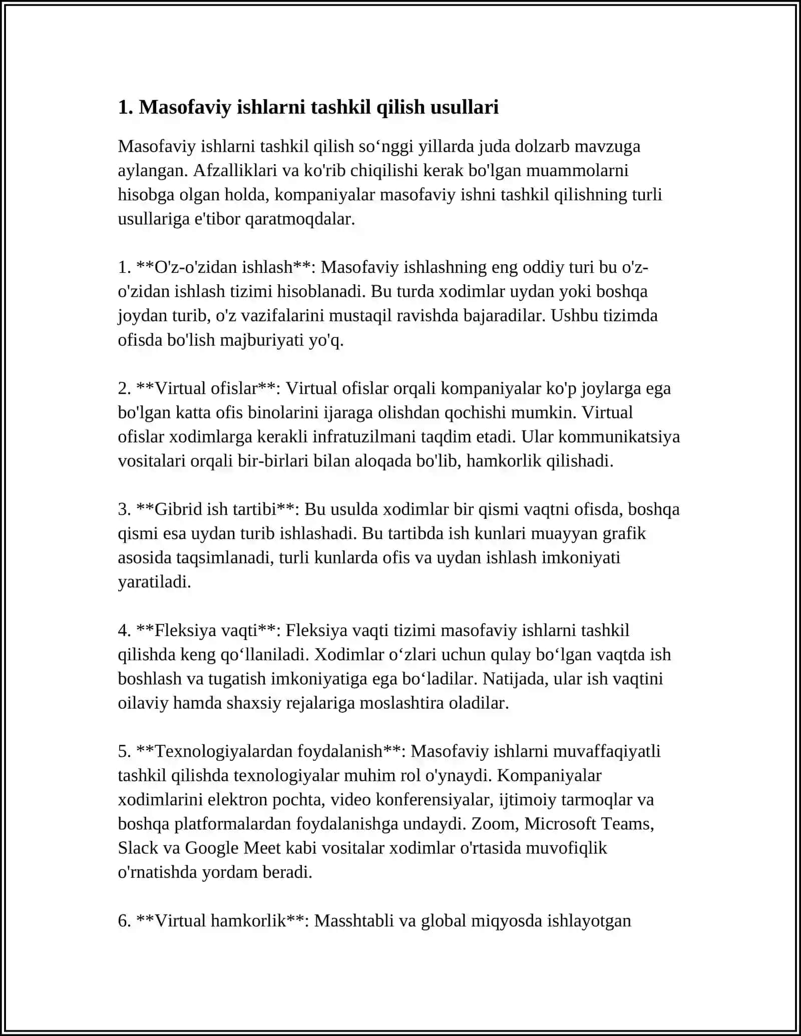 DARS VA DARSDAN TASHQARI ISHLARNI TASHKIL QILISH USULLARI 3