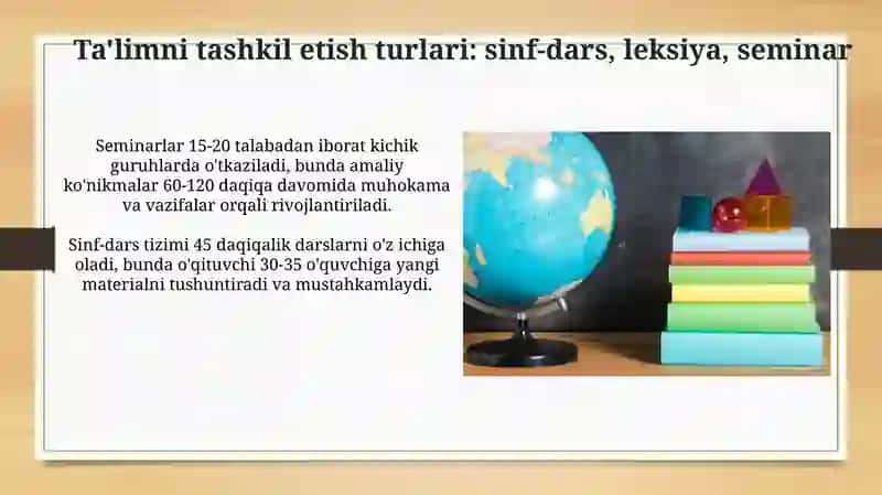 Ta'lim metodlari va vositalari 3