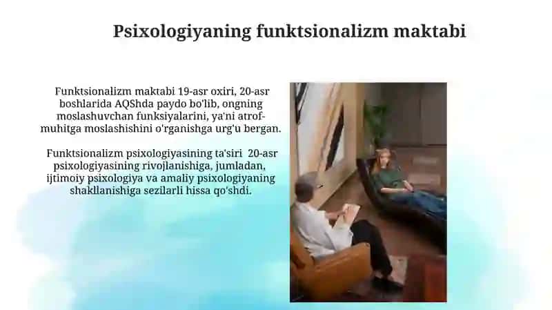 Psixologik Maktablarning Taqqoslashi 3