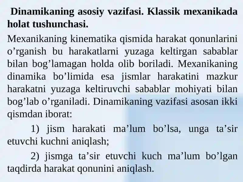 MОDDIY NUQTАDINАMIKАSI 3