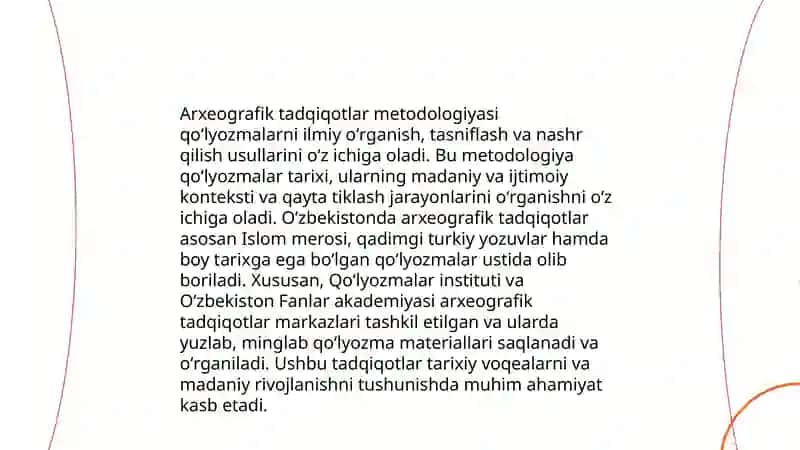 Arxeografik tadqiqotlar metodologiyasi 3