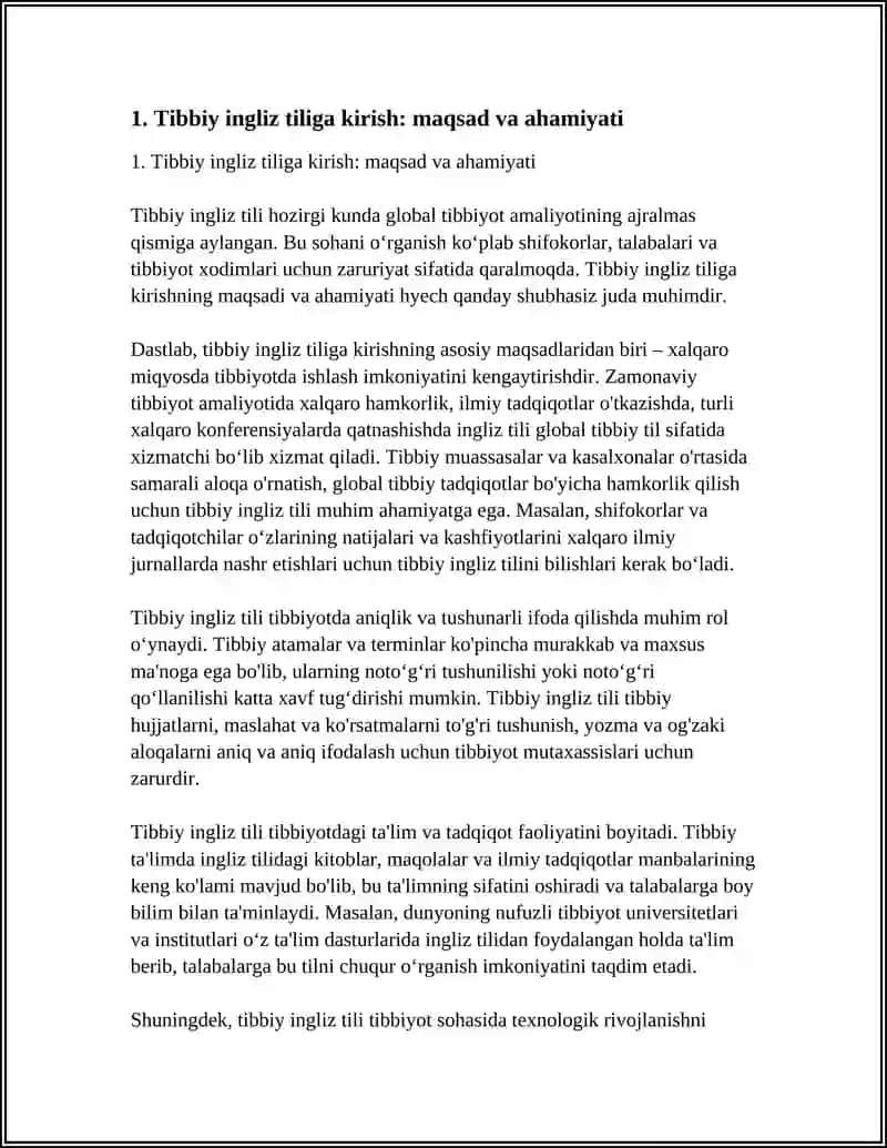 INTRODUCTION TO MEDICAL ENGLISH 3