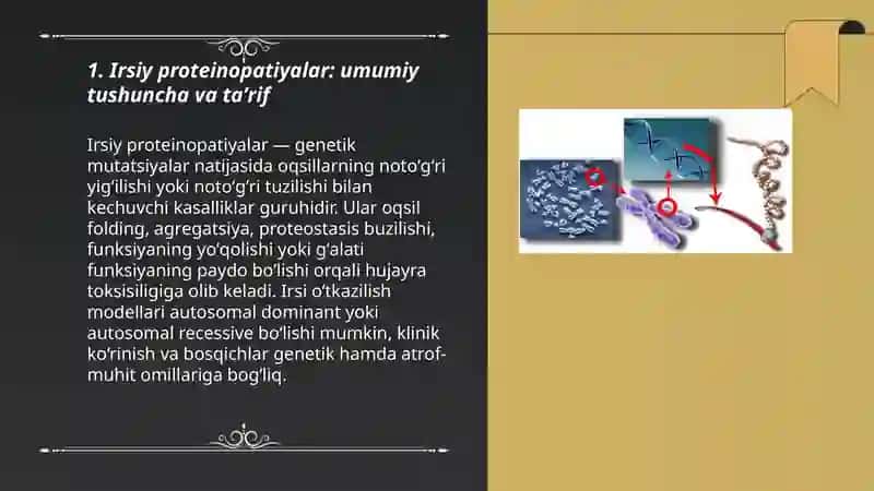 Irsiy proteinopatiyalar 3