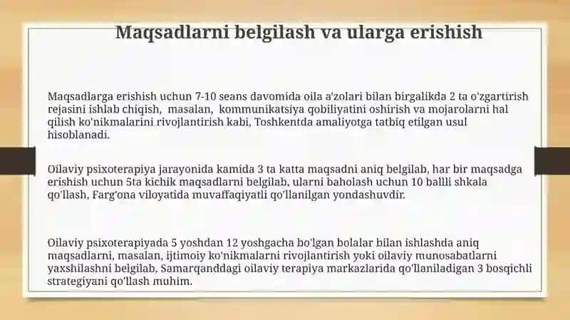 Oilaviy psixoterapiya qoidalari 3