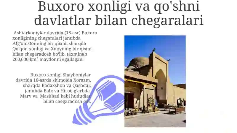 Buxoro xonligining tarixiy geografiyasi 3