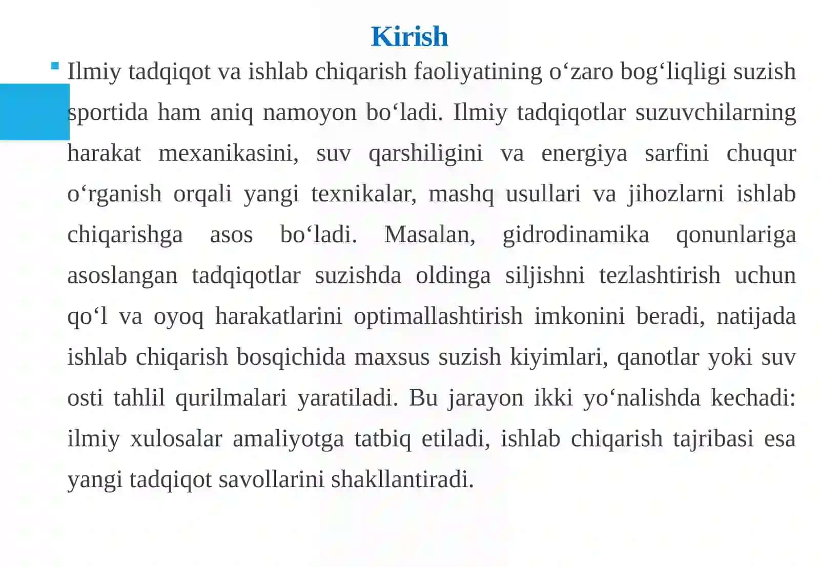 Ilmiy va ishlabchi qarish xulosalarini shakllantirish 3