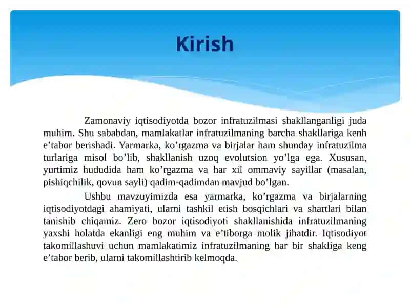 Yarmarkalar va Birjalar Tarixi 3