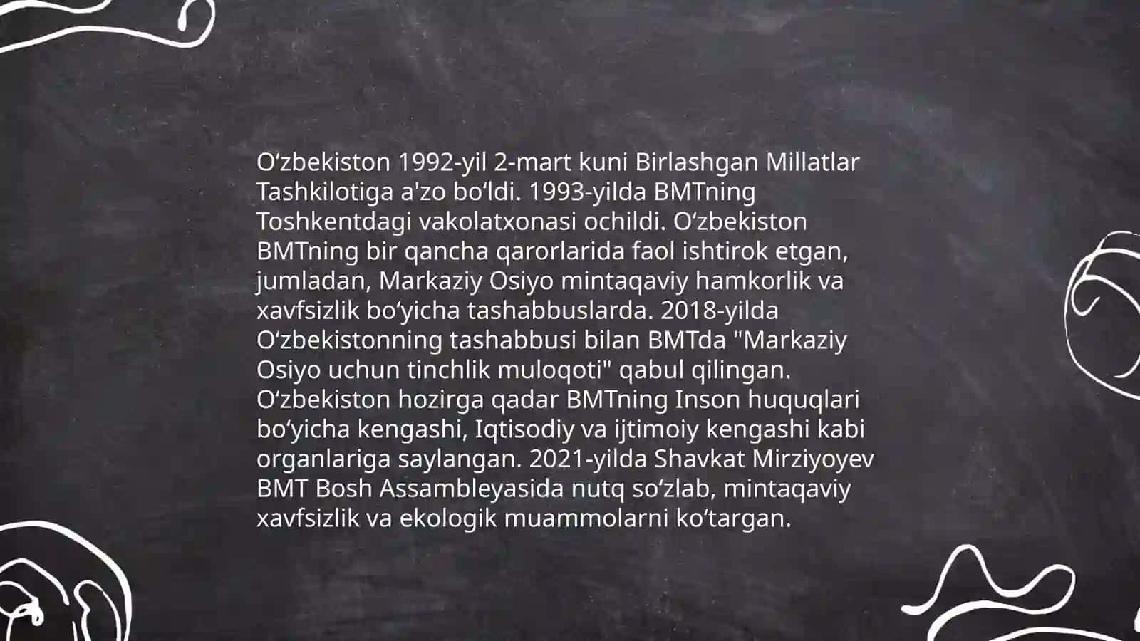 O'zbekistonning xalqaro tashkilotlar bilan hamkorlik aloqalari 3