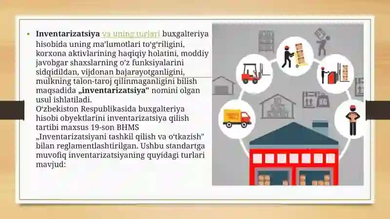 Inventarizatsiyani tashkil qilish va uning turlari 3