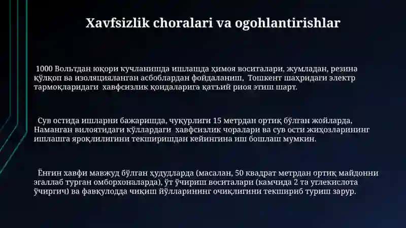 Ko'rsatma farmoyish 3