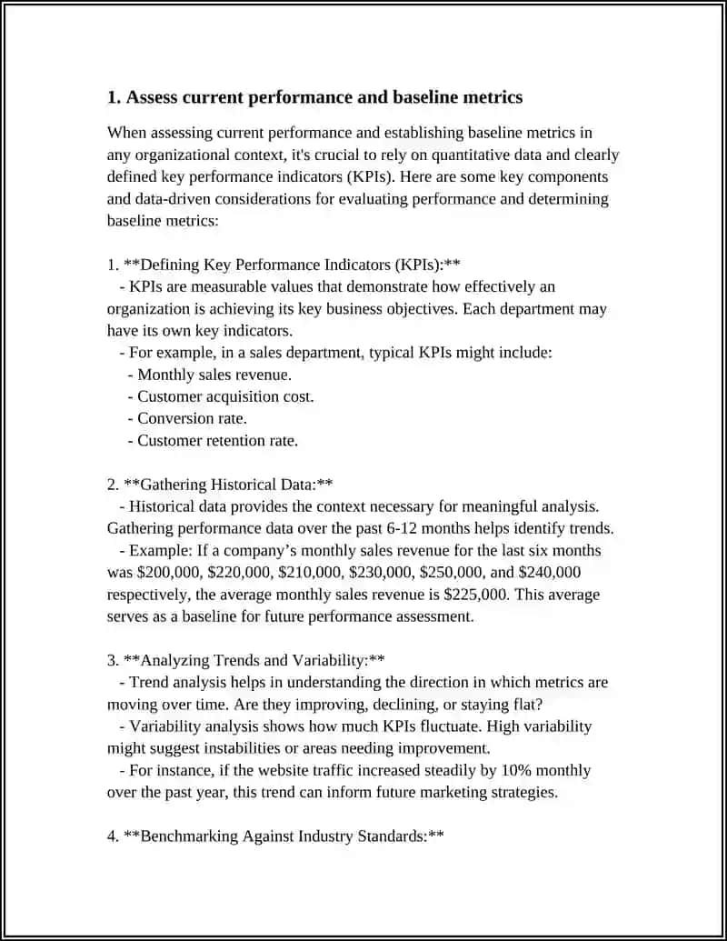 THE 10 KEY STEPS TOWARDS IMPROVEMENT 3