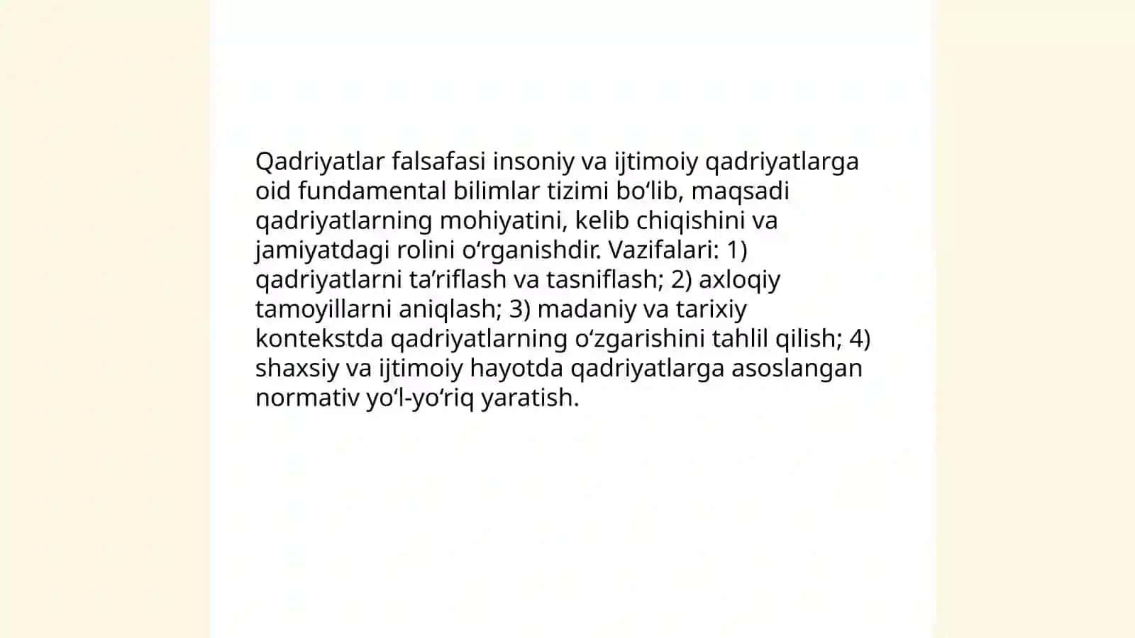 Qadriyatlar falsafasi 3
