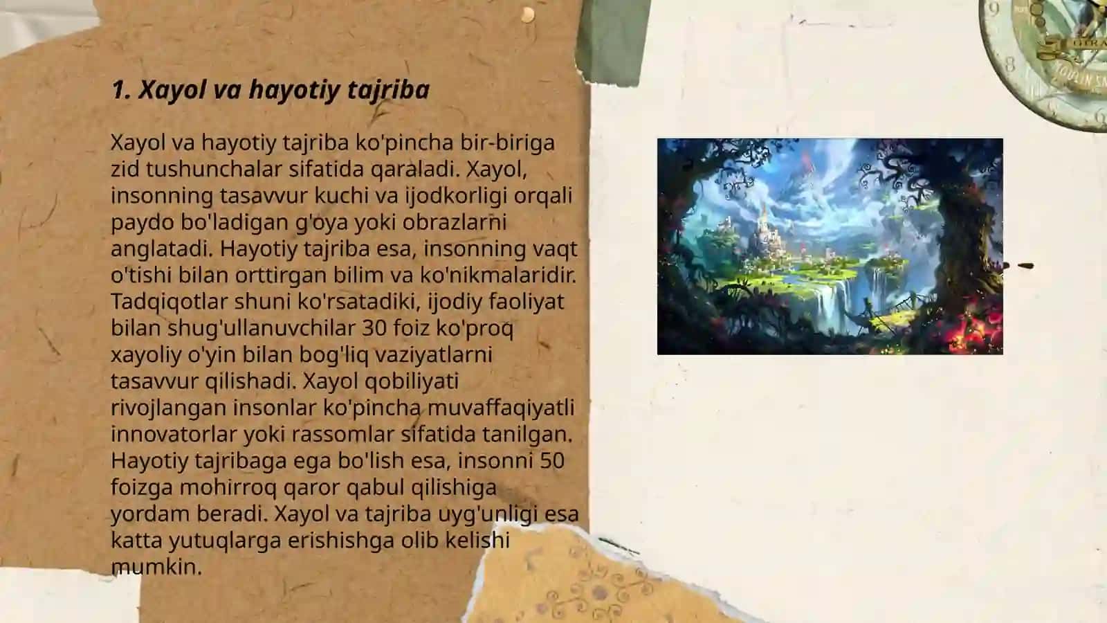 Xayol haqida tushuncha 3
