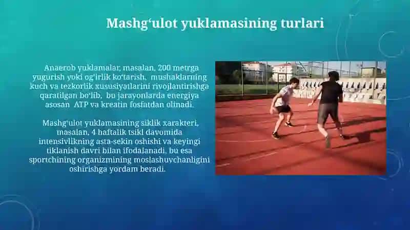 Sport mashg'ulotlarining vositalari 3