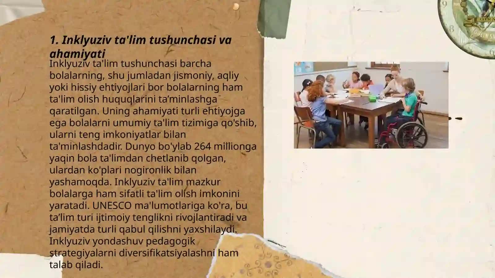 Inklyuziv ta’lim modellari: tahlili va xususiyatlari 3