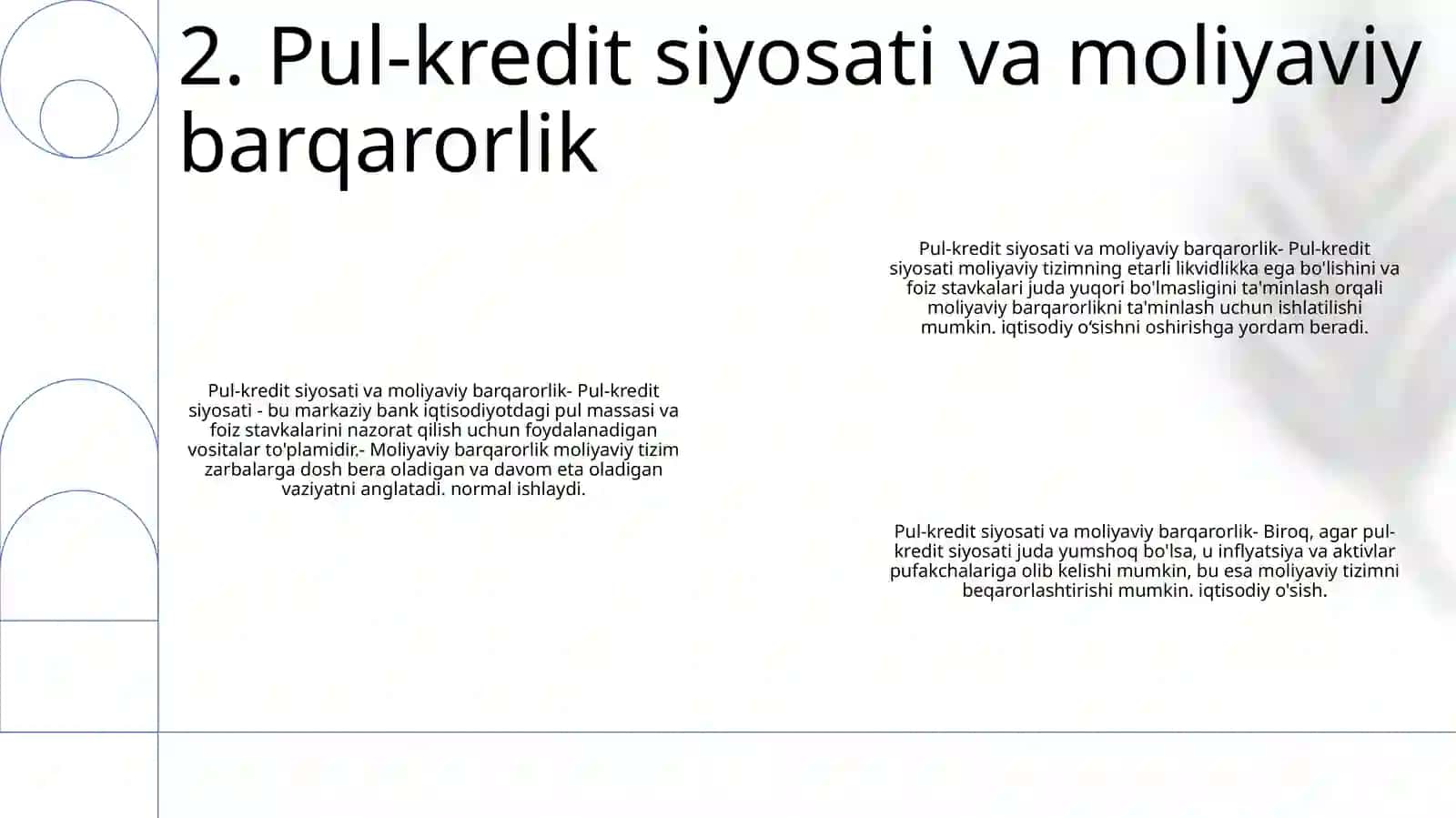 Moliyaviy Barqarorlik Va Uni Taminlash Ominlari 3