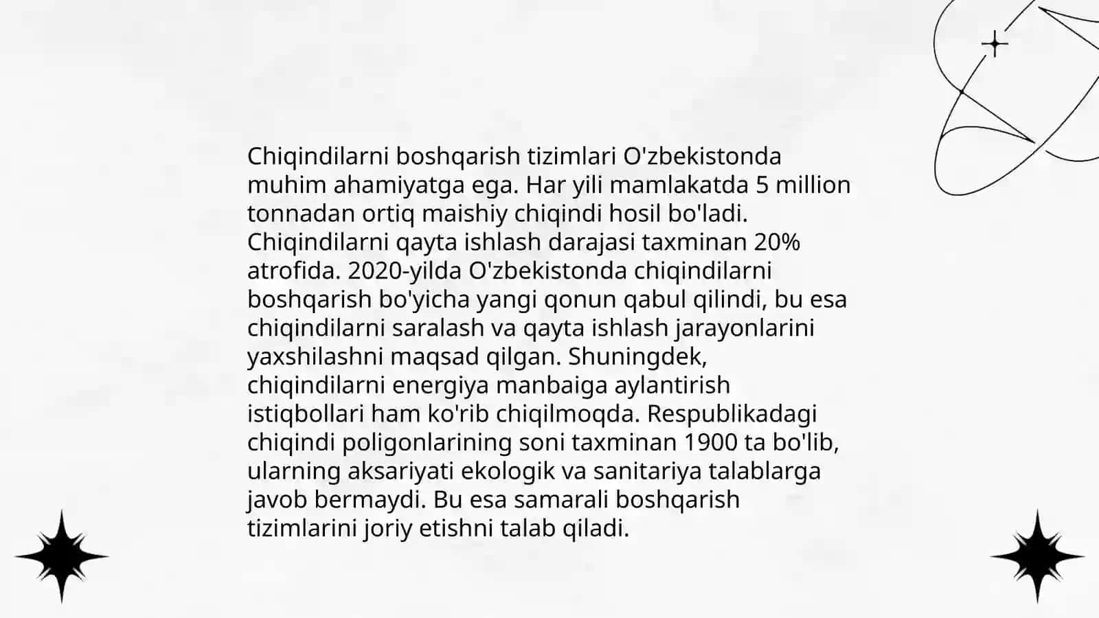 Chiqindilarni boshqarish tizimlari 3