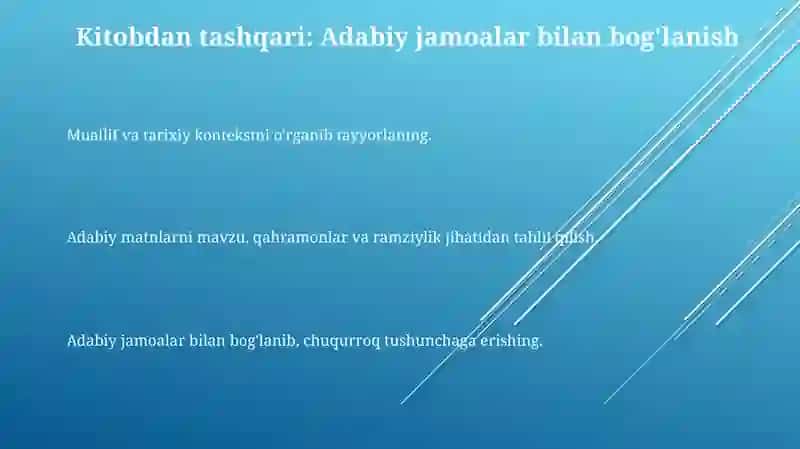 Kontekst Shoh: Tarixiy va Ijtimoiy Ta'sirlarni O'rganish 3