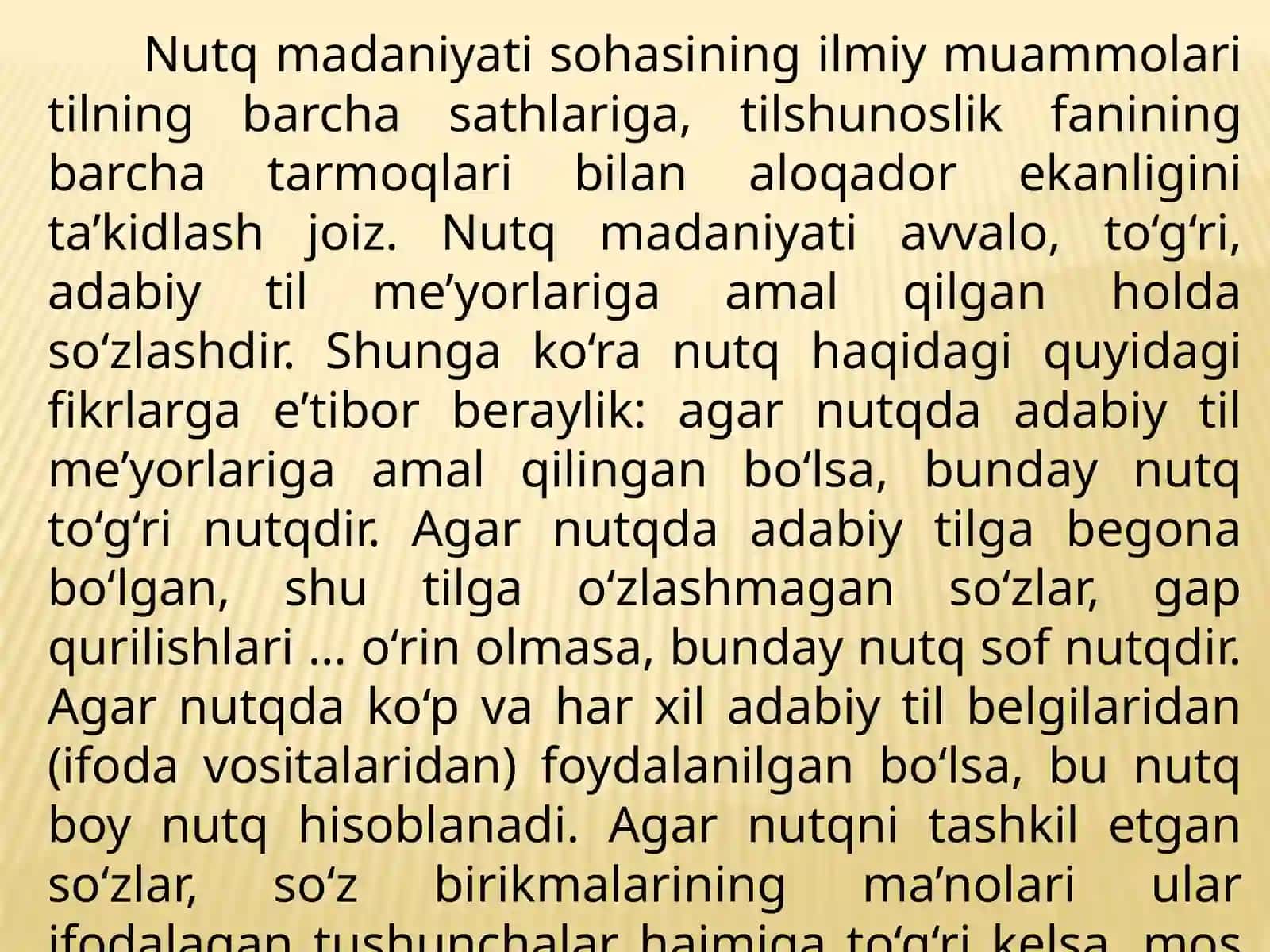 Amaliy o’zbek tili va nutq madaniyati 3