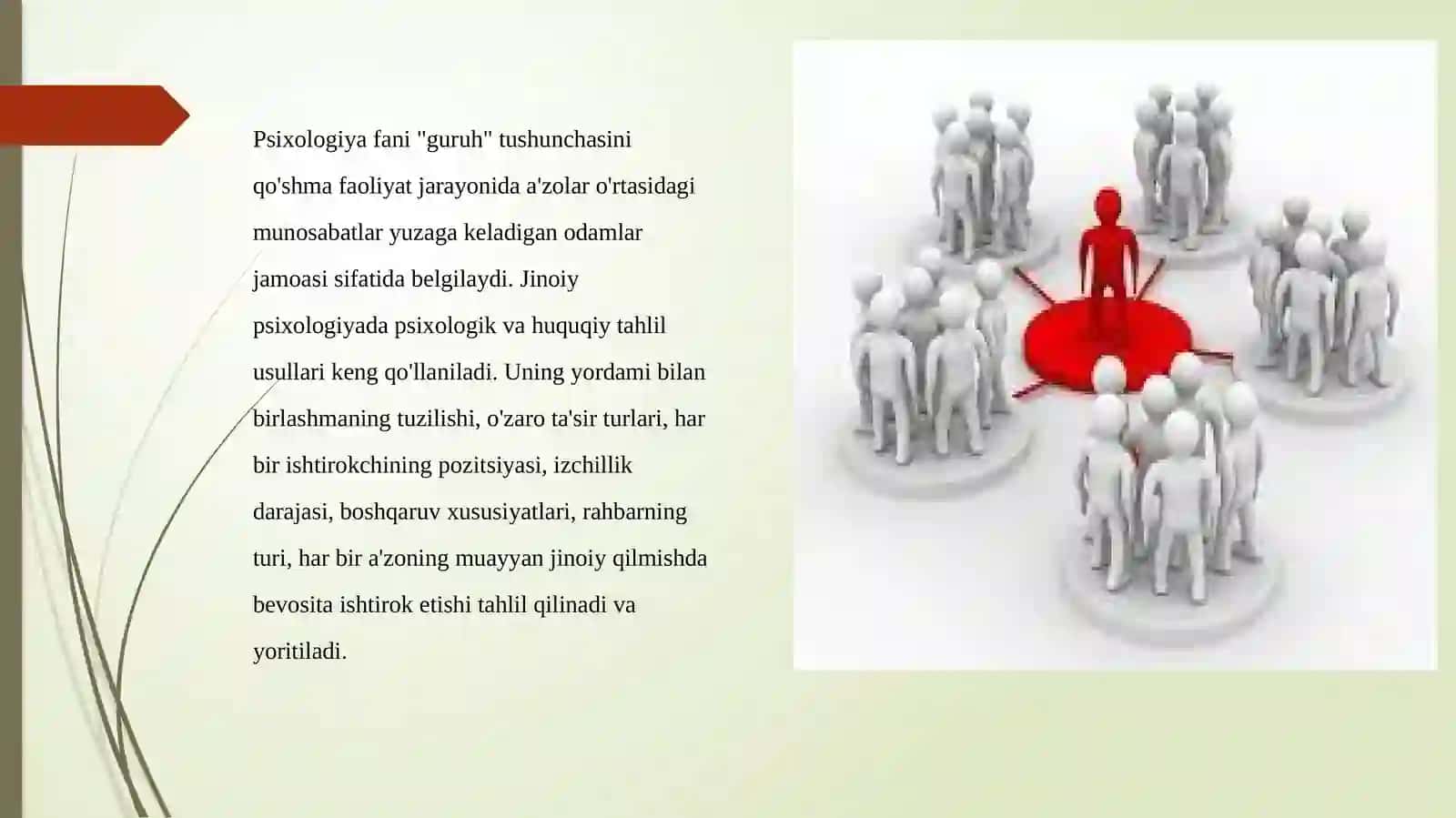 Jinoiy guruhlar psixologiyasi 3