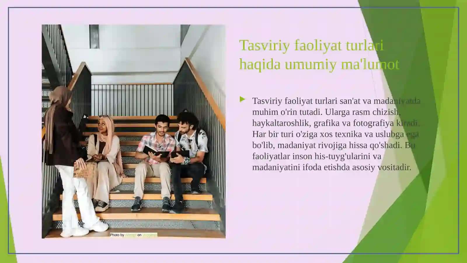 Tasviriy faoliyat turlari 3