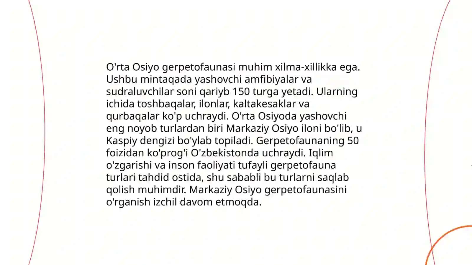O'rta Osiyo gerpetofaunasining o'ziga hos vakillari 3