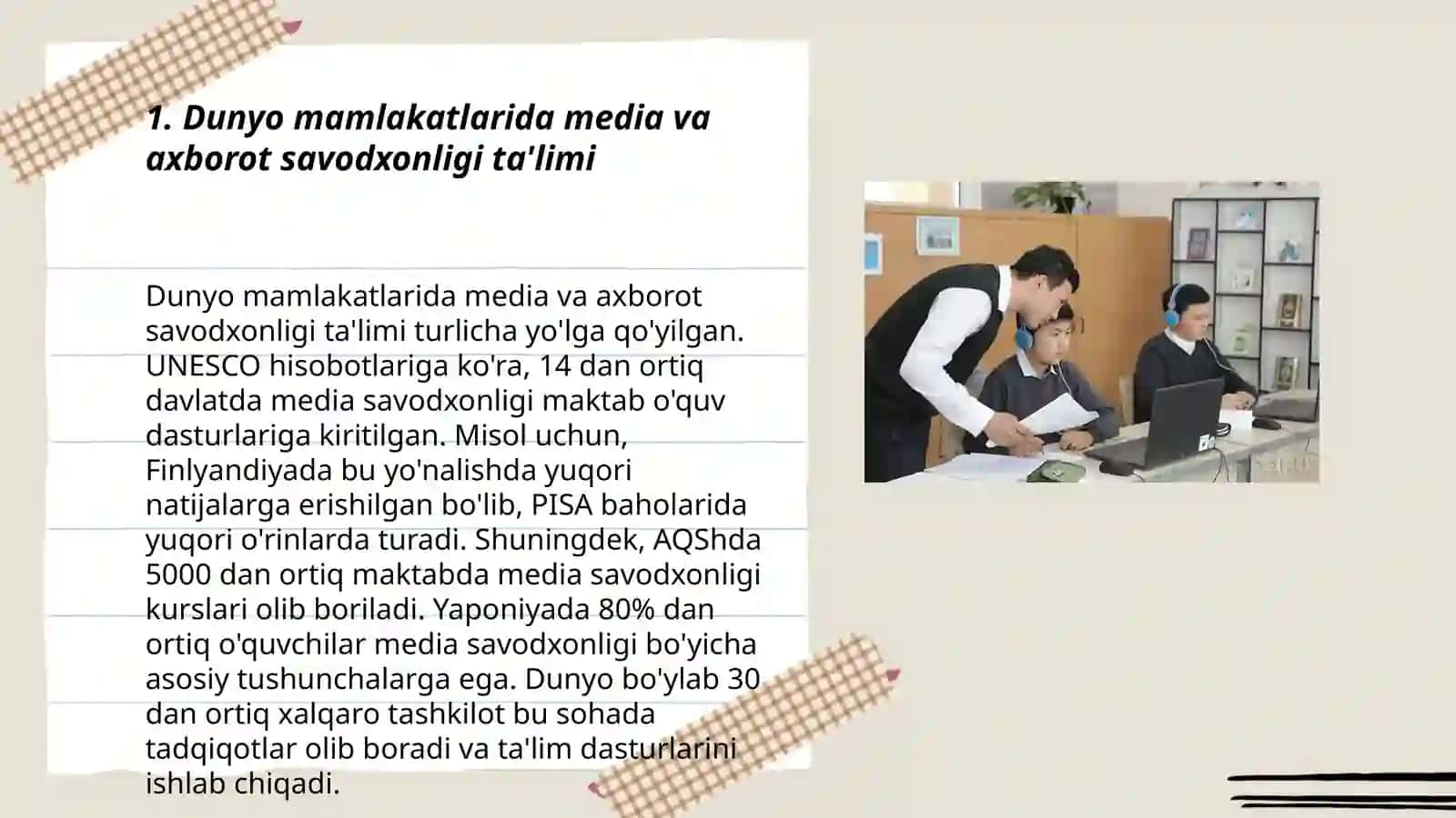 Dunyo mamlakatlaridagi media va axborot savodxonligi 3