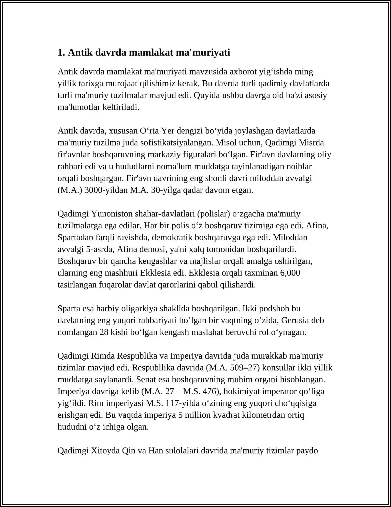 MILLET MAKTABI (ANTIK DAVRI) 3