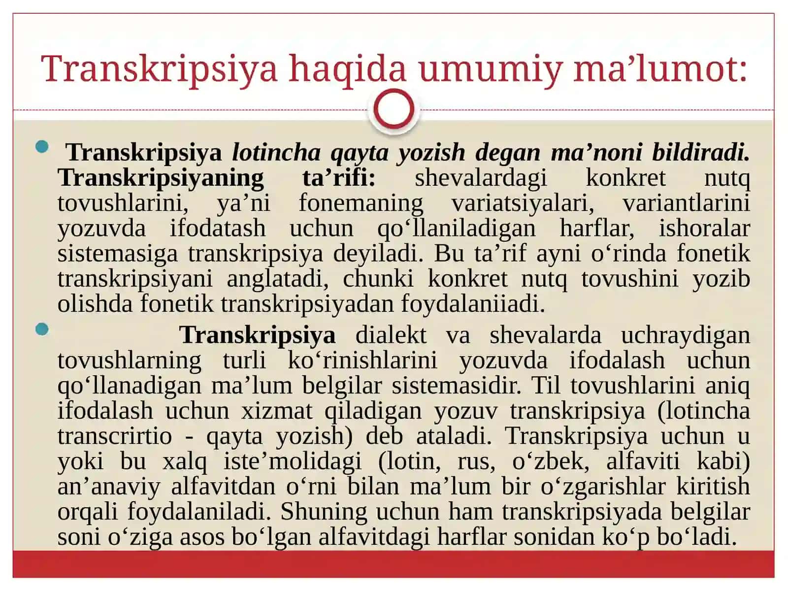 Тranskripsiya va transliteratsiya 3