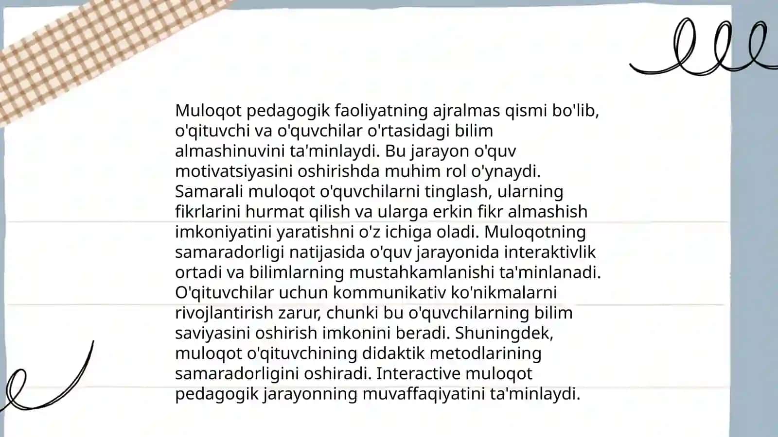 Pedagogik faoliyatda muloqot 3