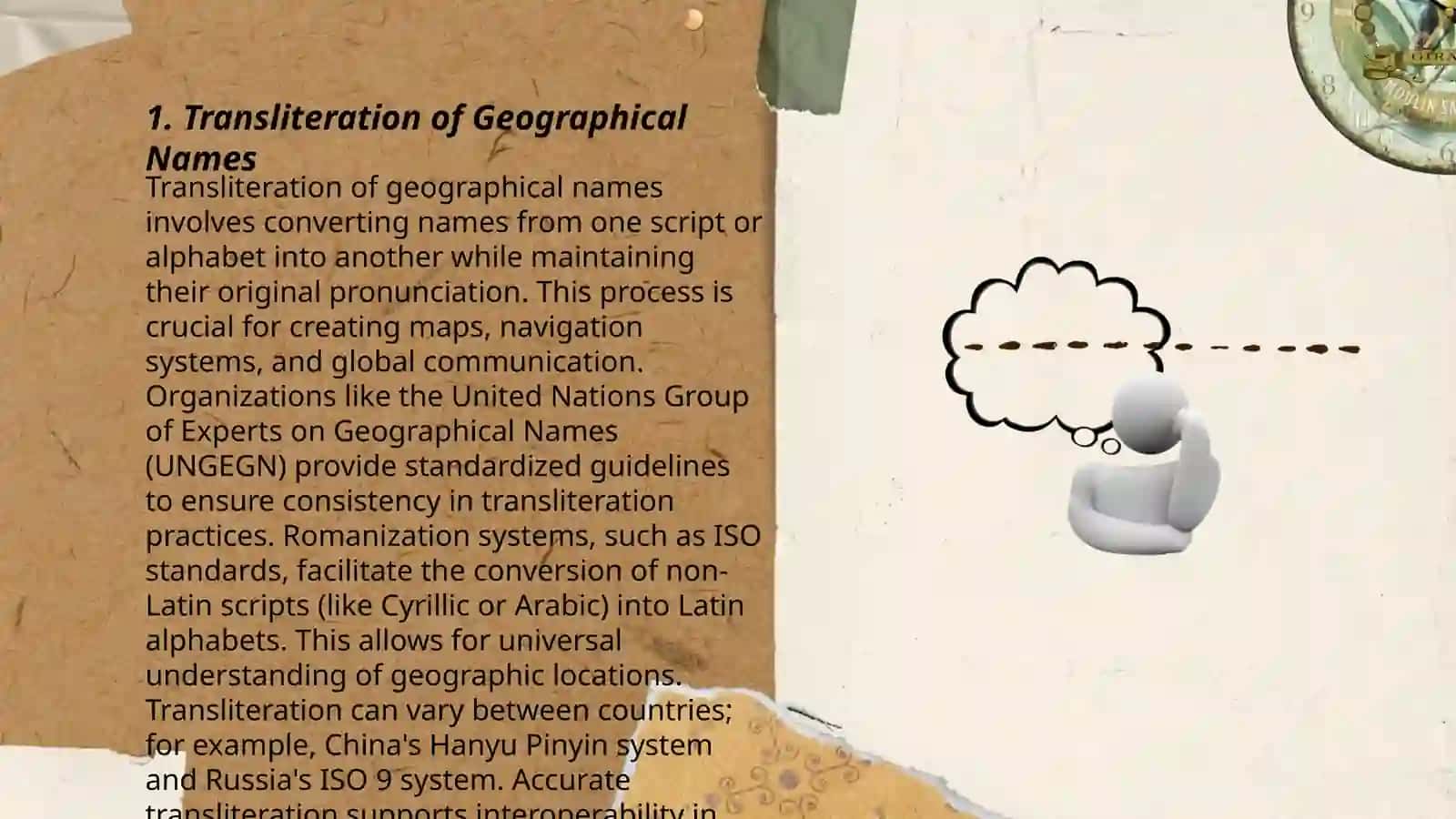 Translation of geographical names 3