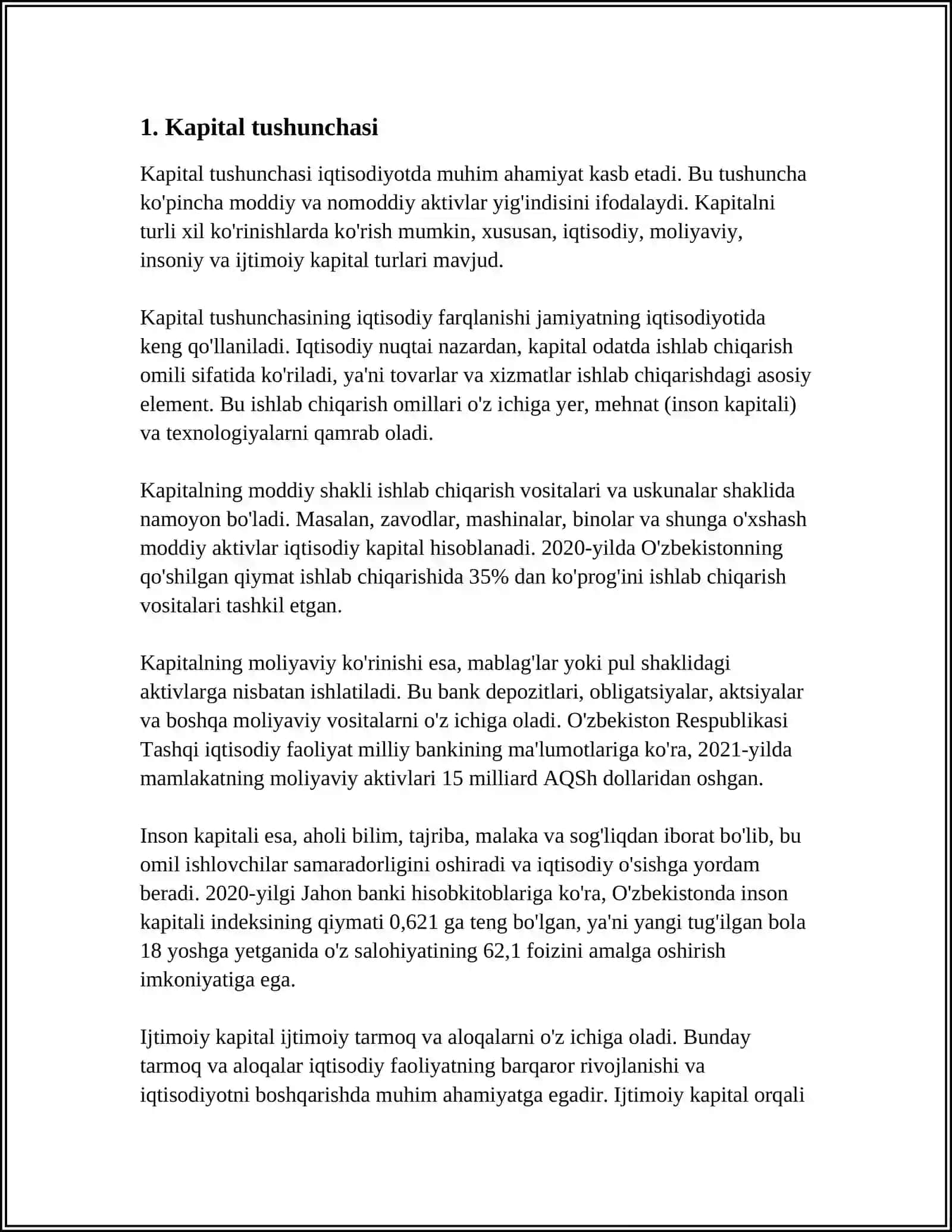 KAPITAL TARKIBI VA BAHOSI 3