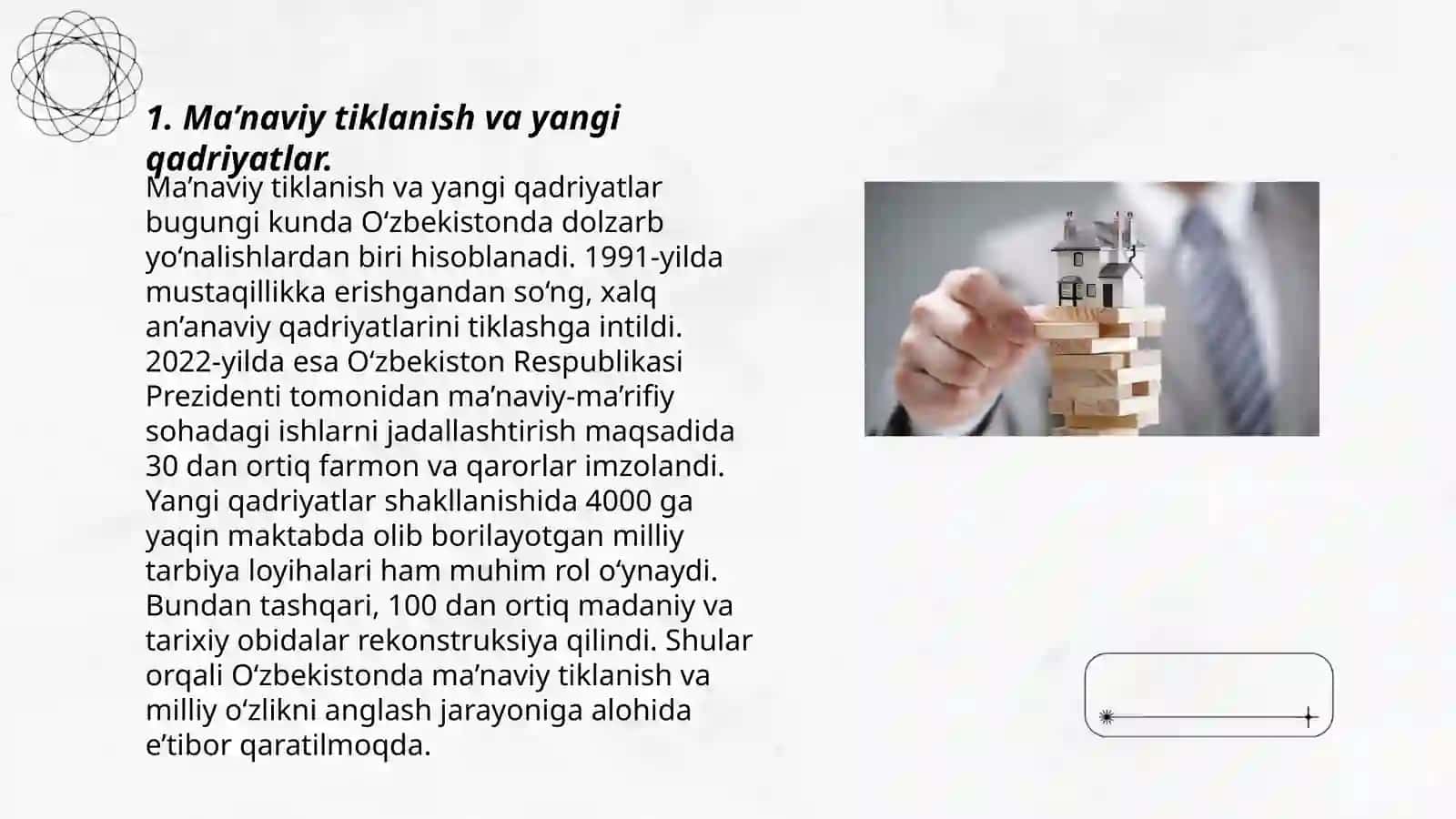 Ma’naviy Tiklanish va Yangi Qadriyatlar 3