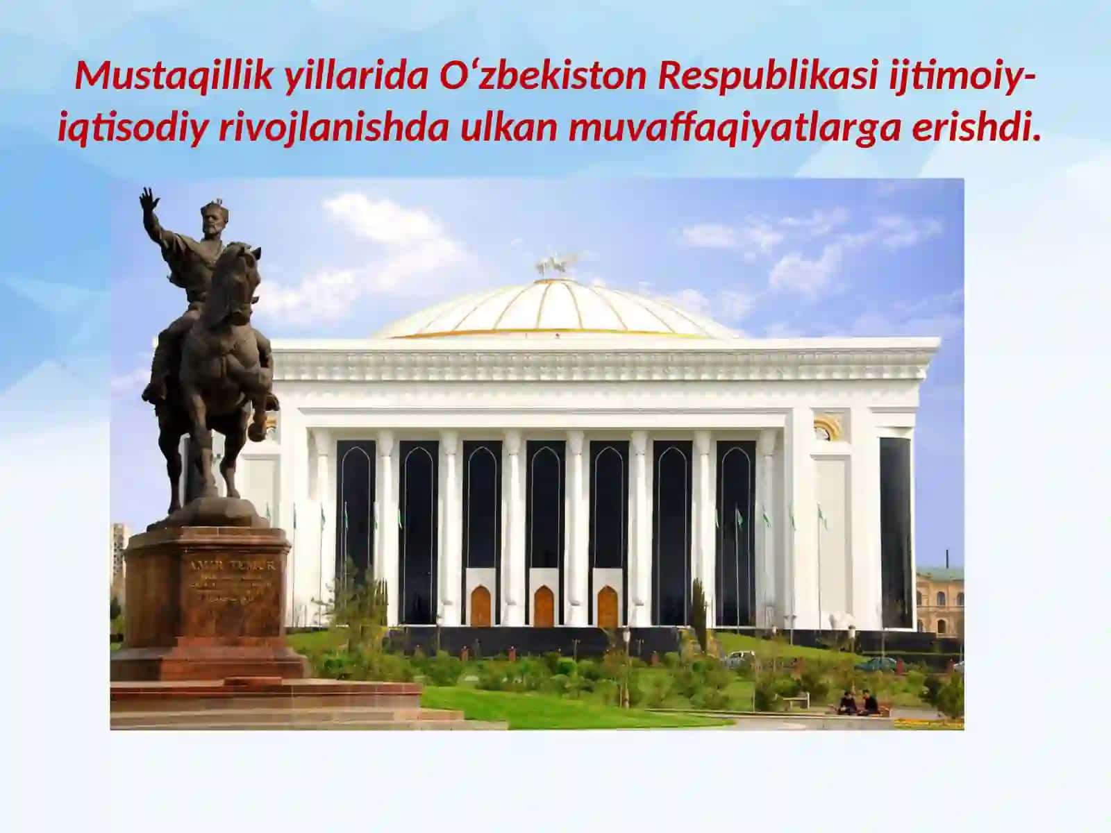 O‘zbekistonning ijtimoiy-iqtisodiy rivojlanishi 3