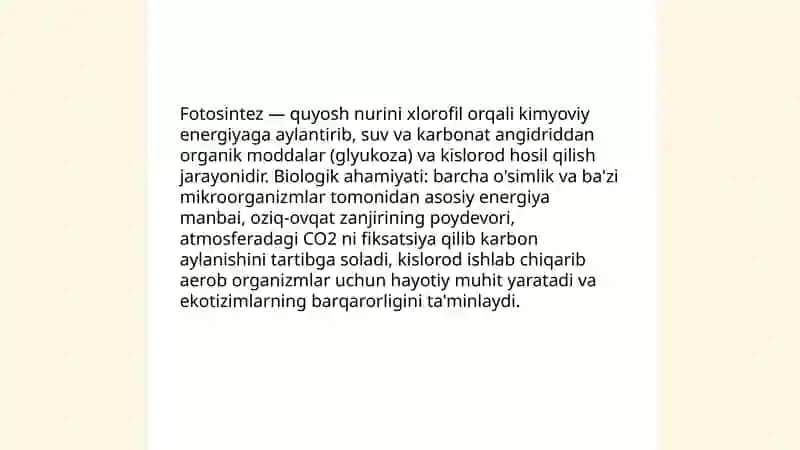 Fotosintez 3