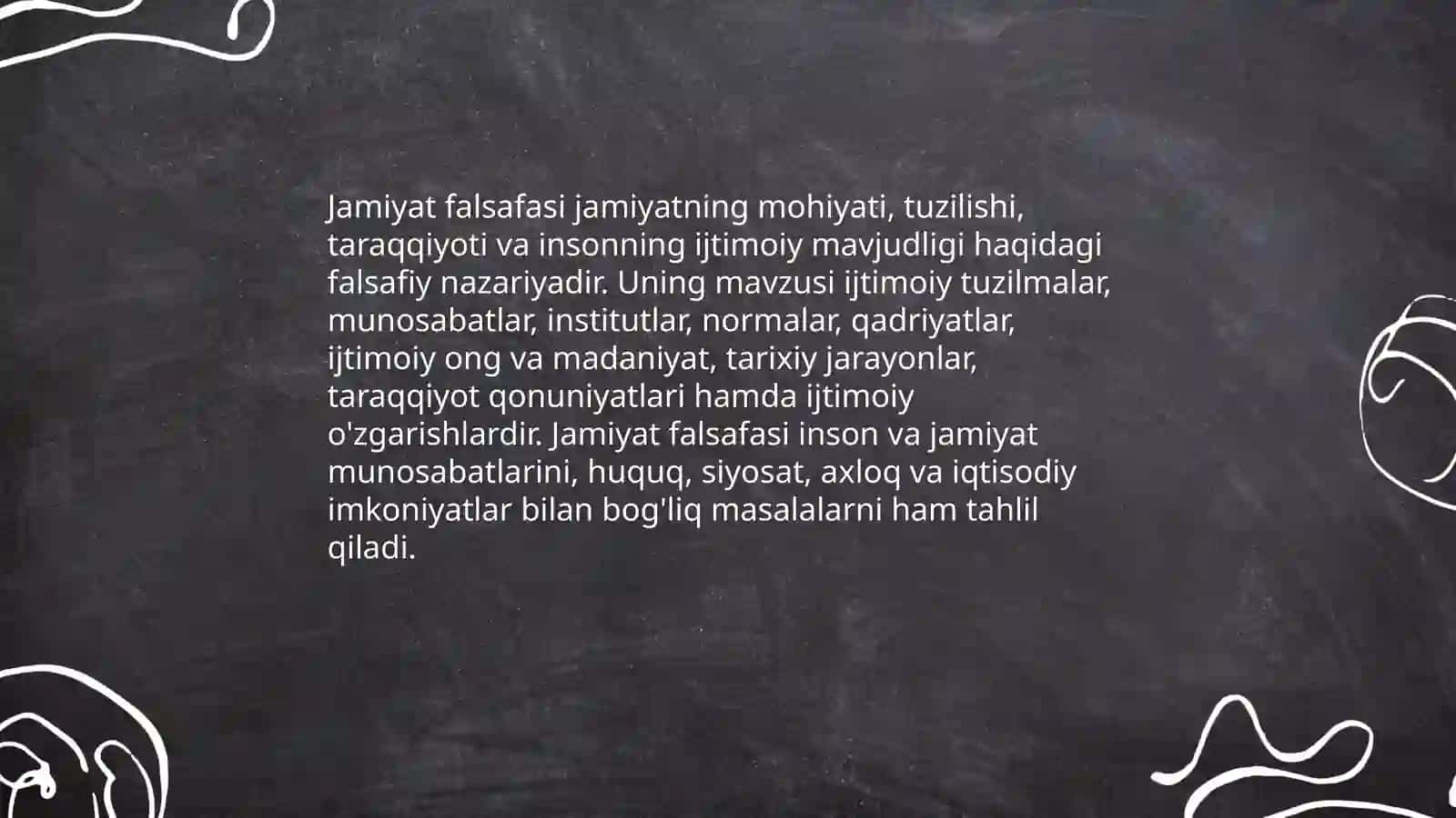 Jamiyat falsafasi 3