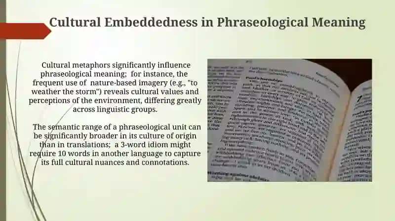 LINGUOCULTURAL PECULIARITIES OF PHRASEOLOGICAL UNITS 3