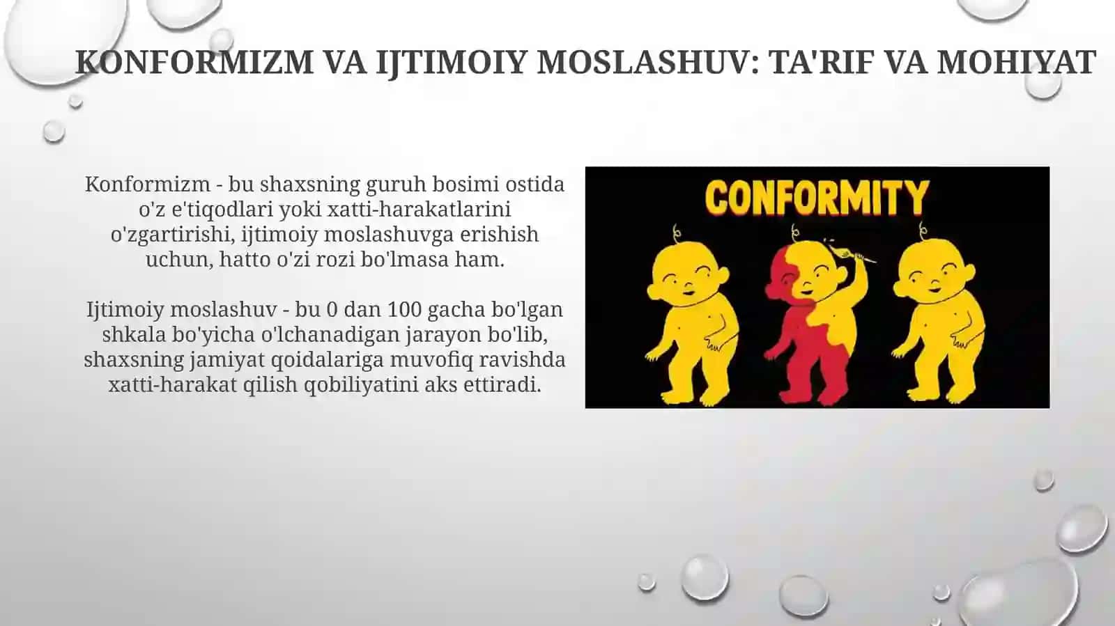 Konformizm va Ijtimoiy Moslashuv 3