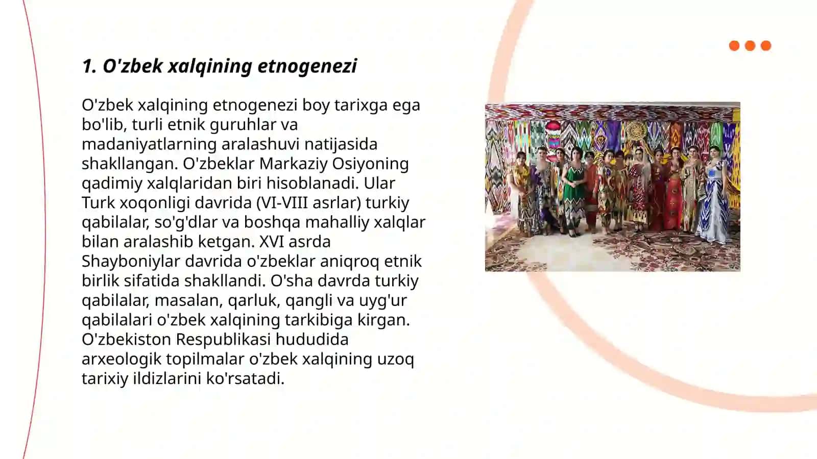 O'zbek xalqining shakllanish jarayoni 3