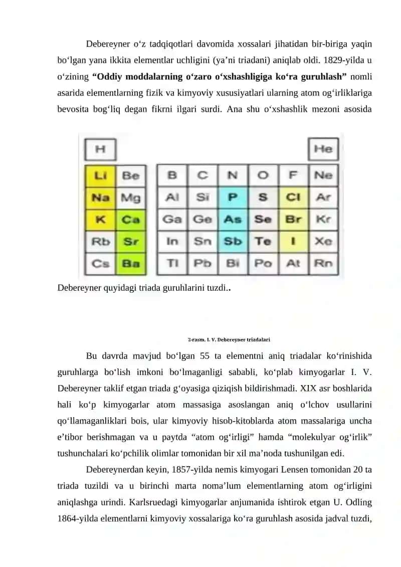 Kimyoviy Elementlarning Davriy Qonuni 3