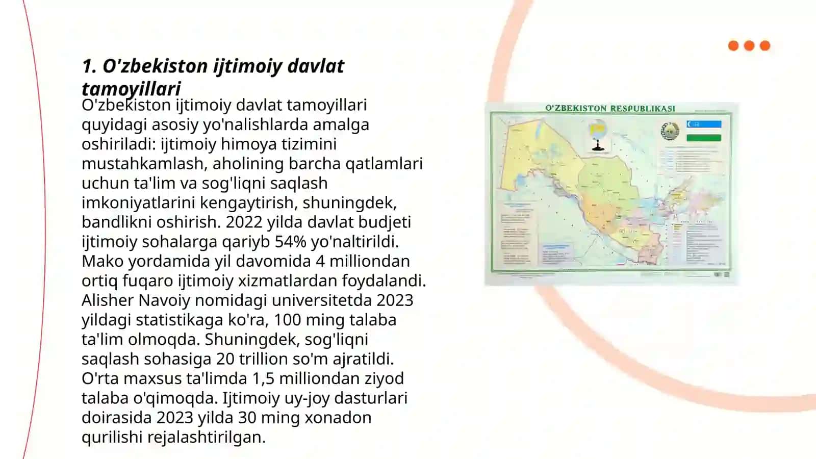O'zbekiston ijtimoiy davlat tamoyillari 3