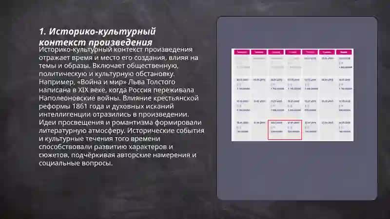 Историко-культурный контекст произведения 3